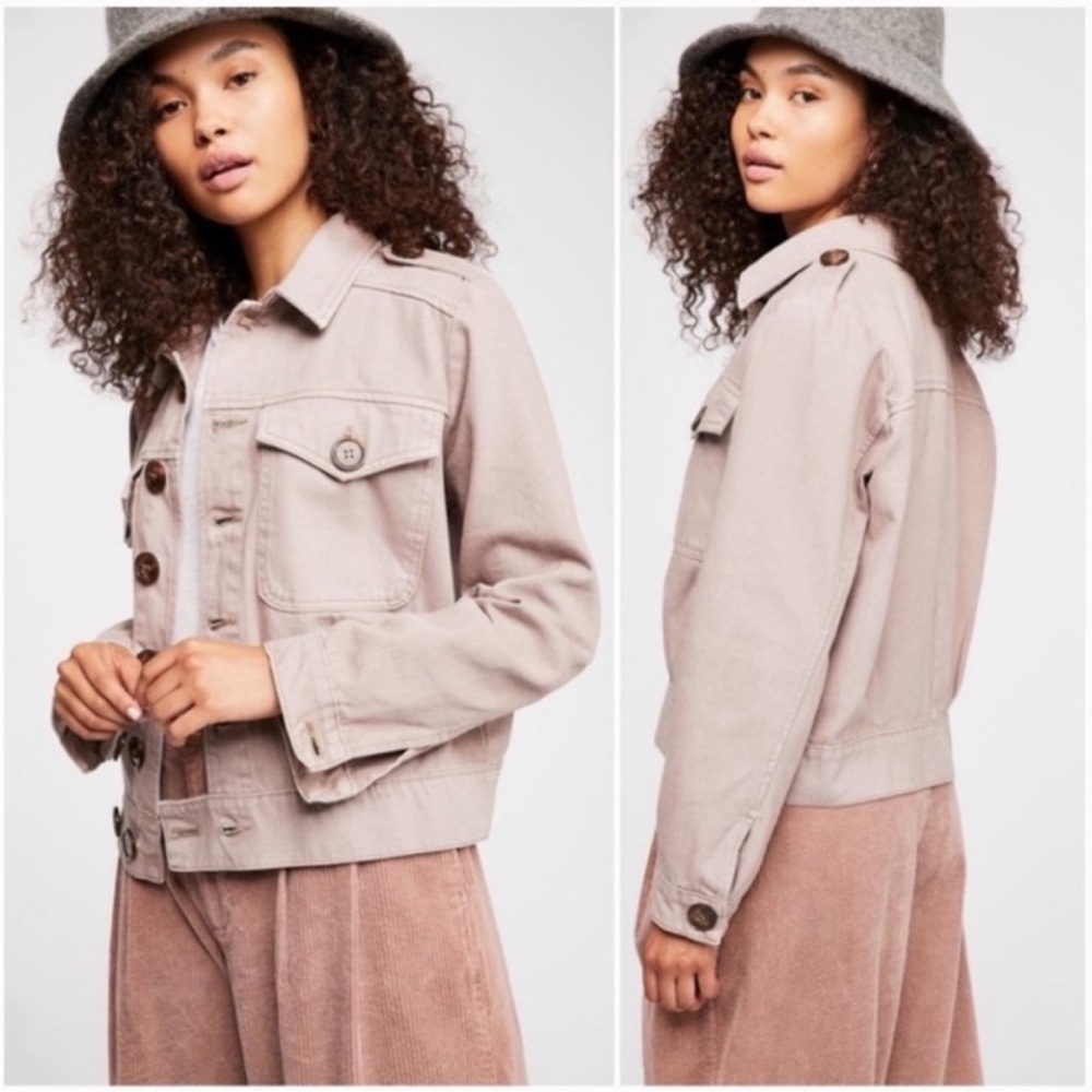 Free People Eisenhower Denim Jacket